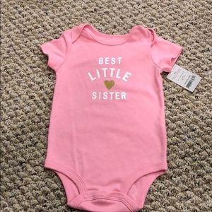 Carters Best Little Sister onesie 18 month